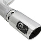 aFe Atlas 4in Aluminized Steel DPF-Back Exh 18-19 Ford F-150 V6-3.0L (td) w/ Polished Tip - 49-03106-P