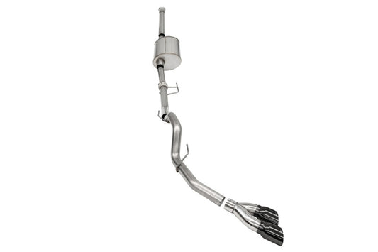 Corsa 2021-2025 Ford F-150 SuperCrew/6.5in Bed 3.5L V6 Sport Cat-Back Single Side Exit- - 21169BLK