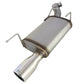 aFe Axle-Back Exhaust 2.5in 409SS w/Polished Tip 05-09 Ford Mustang V6 4.0L - 49-43048