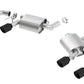 Borla 2016-2018 Chevrolet Camaro SS AT/MT RWD Ceramic Black S-Type Exhaust (w/ Dual Mode Valves) - 11924CB
