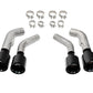 Corsa 2016-2024 Chevrolet Camaro SS / ZL1 Black Carbon Fiber 4.5in Twin Tip Kit - 21835CFBLK