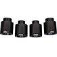 Corsa 20-25 Chevrolet Corvette C8 RWD 4.5in Carbon Fiber Black PVD Tip Kit (For Corsa Exhaust Only) - 21109CFBLK