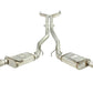 aFe MACHForce XP Exhaust 3in Stainless Stee CB/10-13 Chevy Camaro V8-6.2L (td) (gloss blk tip) - 49-44039-B