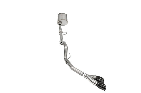 Corsa 2021-2025 Ford F-150 Regular Cab/ 8in Bed 3.5L V6 Sport Cat-Back Single Side Exit-Black PVD - 21163BLK