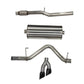 Corsa 19-24 Chevy Silverado 1500 5.3L Crew Cab Short Bed Sport Cat-Back Dual Rear Exit w/ Black Tips - 21030BLK