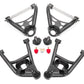 BMR 64-72 A-Body Non-Adj A-Arm Kit - Black Hammertone - AAK402H