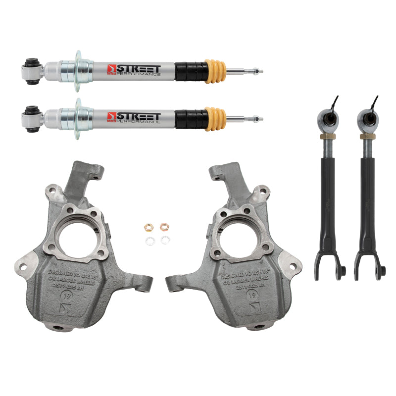 Belltech 2021+ Chevrolet Suburban / 2021+ GMC Yukon XL 0-2in Front / 1-3.5in Rear Lowering Kit - 1034