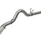 aFe LARGE BORE HD 5in 409-SS DPF-Back Exhaust w/Polished Tip 2017 Ford Diesel Trucks V8 6.7L (td) - 49-43090-P