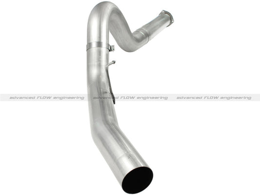 aFe Atlas 5in DPF-Back Aluminized Steel Exh Sys, Ford Diesel Trucks 11-14 v8-6.7L (td) No tip - 49-03055
