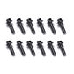 Kooks LS Engine Header Bolts and Locking Hardware Qty 12 - M8 - 1.25 x 25mm Bolts - BK110