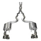 Corsa 2015-2017 Ford Mustang GT 5.0 3in Cat Back Exhaust Polish Quad Tips (Xtreme) - 14335