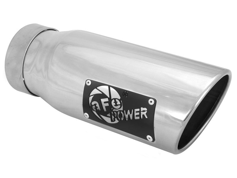 aFe Apollo GT 3in 409 SS Cat-Back Exhaust 2021 Ford F-150 V6 2.7L/3.5L (tt)/V8 5.0L w/ Polished Tips - 49-43125-P