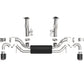 aFe MACH Force-Xp 3in to 2-1/2in 304SS Cat-Back 2020 Chevy Corvette (C8) 6.2L - Carbon Fiber Tip - 49-34124-C