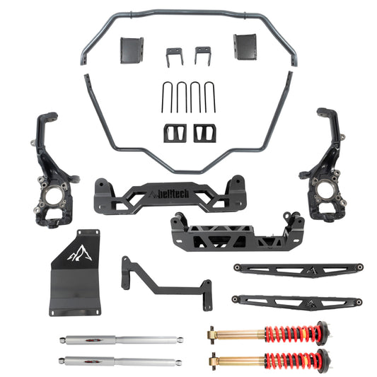 Belltech 2021+ Ford F150 4WD 5-7in Front and Rear Trail Performance Lift Kit - 152510HK