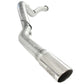 aFe ATLAS 5in DPF-Back Alum Steel Exhaust System Polished Tip GM Diesel Trucks 7.5-10 V8-6.6L td LMM - 49-04040-P