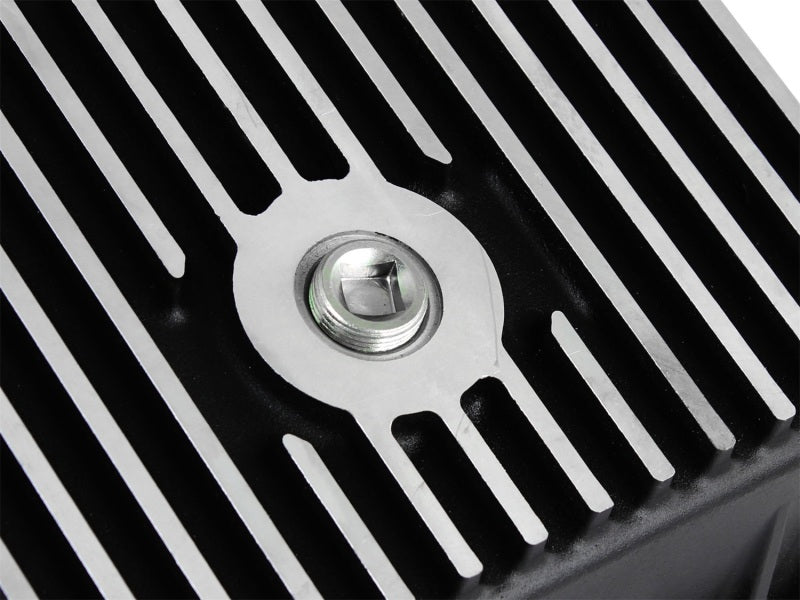 aFe Transmission Pan (Black); Ford Trucks 94-08 AODE - 46-70222
