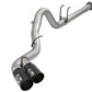 aFe Power 11-14 Ford F250/F350 6.7L Diesel Rebel XD 4in 409 SS DPF-Back Exhaust System - Black Tips - 49-43120-B
