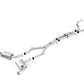 Borla 16-17 Chevy Camaro SS 6.2L ATAK Catback Single Split Rear Exit Exhaust w/Single Tips - 140690