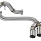aFe Rebel Series DPF-Back 3in Side Exit SS Exhaust w/ IC Polished Tips 2016 GM Colorado/Canyon 2.8L - 49-44065-P