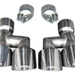 Corsa 18-23 4.0in Twin Tip Polished Pro-Series Tip Kit Fits No-Valve Mustang Exhaust Clamps Inc - 21038
