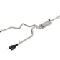 aFe Gemini XV 3in 304 SS Cat-Back Exhaust w/ Cutout 19-21 GM Silverado/Sierra 1500 V8- w/ Black Tips - 49-34139-B
