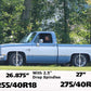 Ridetech 73-87 Chevy C10 Small Block StreetGRIP Front Coil Springs Pair - 11362350