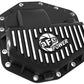 aFe POWER Pro Series Front Diff Cover Black w/ Machined Fins Ford F-250/350 23-26 (Dana M235) - 46-71480B