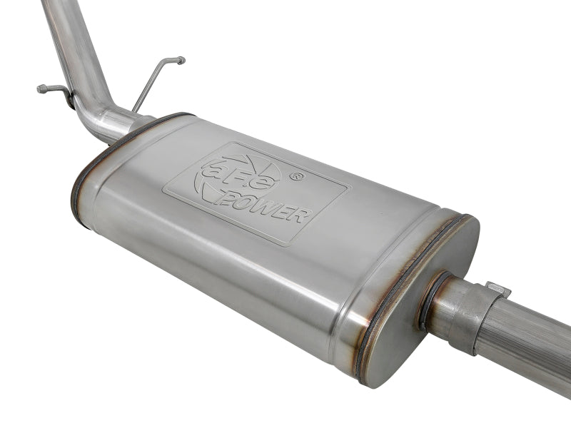 aFe Vulcan Series 3in 304SS Exhaust Cat-Back w/Blk Tip 2019 GM Silverado/Sierra 1500 V6-4.3L/V8-5.3L - 49-34106-B