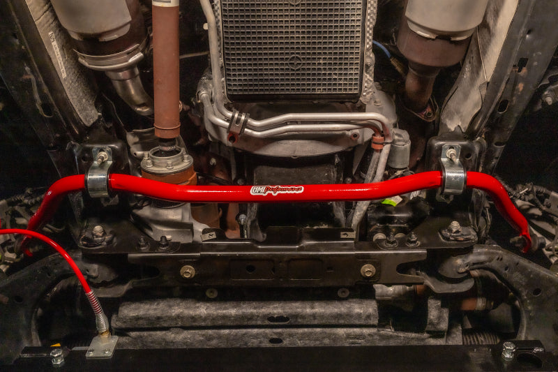 UMI Performance 21-24 Ford F-150 1 3/8in Solid Front Sway Bar - Red - 6581-R