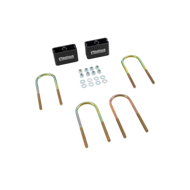 Belltech LOWERING BLOCK KIT 3inch EXTRUDED BLOCKS - 6200