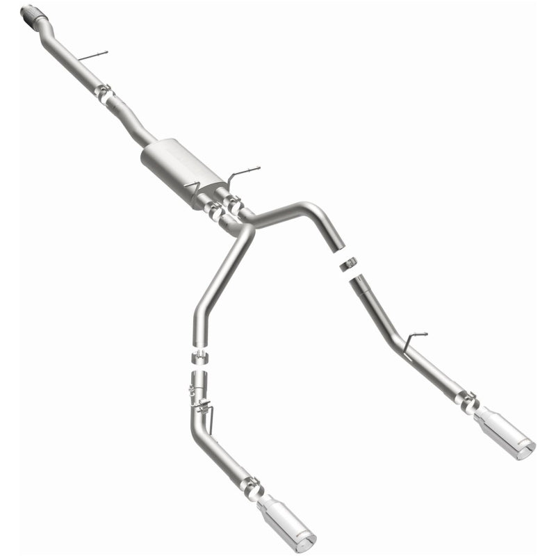 Magnaflow 14 Chevy Silverado V8 5.3L CC/EC Cab Dual Split Rear Exit Stainless Cat Back Perf Exhaust - 15268