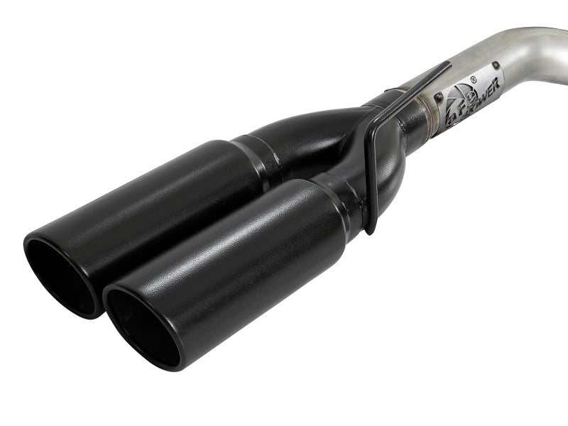 aFe Vulcan Series 3in 304 SS Exhaust Cat-Back w/ Black Tips 2019 GM Silverado/Sierra 1500 V8-5.3L - 49-34105-B