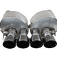 Corsa 2014-2019 Chevrolet Corvette C7 6.2L 2.75in Xtreme Valve-Back w/ Dual NPP & Quad Black Tips - 14776BLK