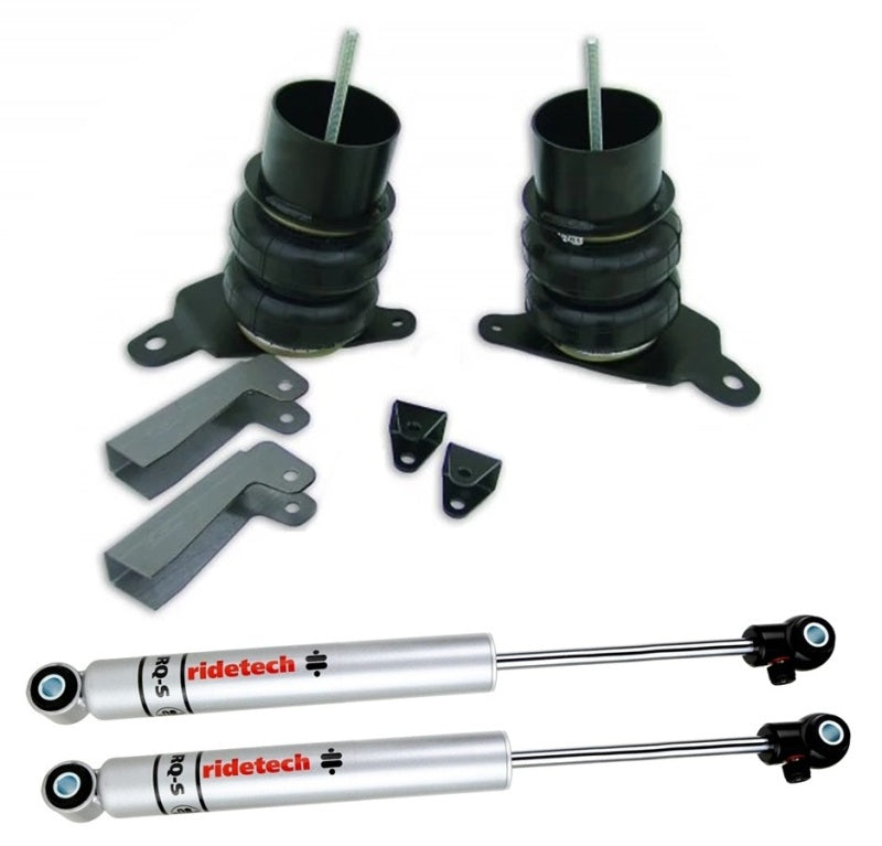 Ridetech 64-72 GM A-Body Front CoolRide Air Spring & RQ-S Shock Kit - 11221013