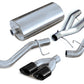 Corsa 2002-2006 Cat-Back Exhaust w/Black Twin 4in Tips 02-06 Cadillac Escalade 6.0L V8 - 14220BLK