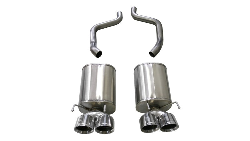 Corsa 2009-2013 Chevrolet Corvette (C6) 6.2L Polished Xtreme Axle-Back Exhaust w/4.5in Tips - 21012