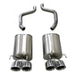Corsa 2005-2007 Chevrolet Corvette (C6) 6.0L/6.2L Polished Sport Axle-Back Exhaust w/4.5in Tips - 21009