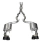 Corsa 2015-2017 Ford Mustang GT 5.0 3in Cat Back Exhaust Black Quad Tips (Xtreme) - 14335BLK