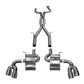 Corsa 2016-2024 Chevy Camaro SS 6.2L Xtreme+ 2.75in Cat-Back Dual Rear Exit w/ Twin 4in PolishedTips - 14770