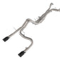 aFe 22-26 Ford Bronco V6 3.0L (tt) Vulcan Series 3in 304SS Cat-Back Exhaust System w/ Black Tips - 49-33154-B