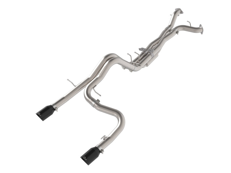 aFe 22-26 Ford Bronco V6 3.0L (tt) Vulcan Series 3in 304SS Cat-Back Exhaust System w/ Black Tips - 49-33154-B