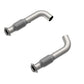 Kooks 15-20 Ford Mustang GT 5.0L 3in SS GREEN Catted Connection Pipes - 11513400