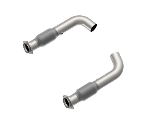 Kooks 15-20 Ford Mustang GT 5.0L 3in SS GREEN Catted Connection Pipes - 11513400