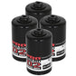 aFe Pro GUARD D2 Oil Filter 97-08 Ford Trucks V6 4.2L / V8 4.6L (4 Pack) - 44-LF007-MB