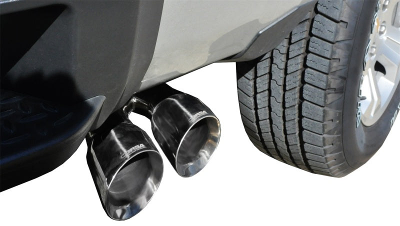 Corsa 14-19 GMC Sierra/Chevy Silv 1500 Reg. Cab/Std. Bed 5.3L V8 Polished  Single Side CB Exhaust - 14871