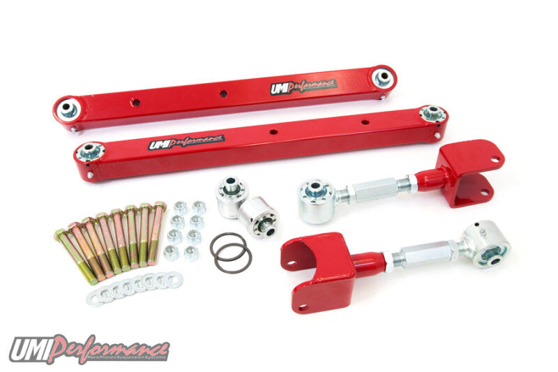 UMI Performance 65-67 GM A-Body Pro-Touring Rear Suspension Kit - Red - ABR724-R