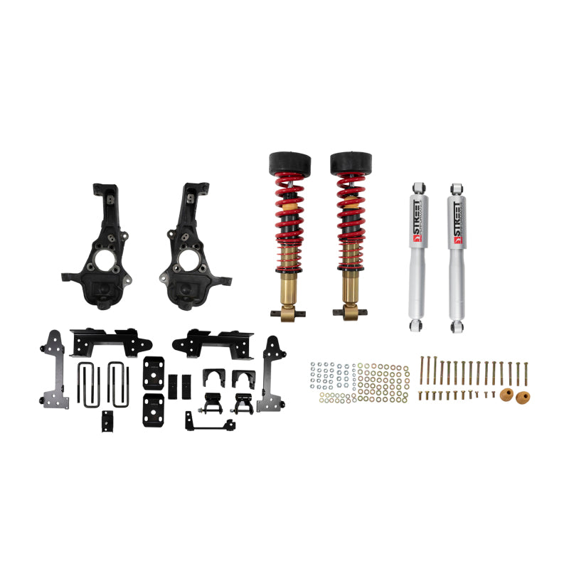 Belltech 2019+ GM Silverado/Sierra 1500 Short Bed 2WD Height Adjustable Front Coilover Kit - 1040SPC