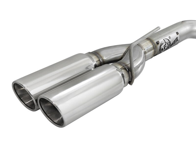aFe GM Trucks 23-24 L6-3.0L (td) LZ0 Vulcan Series 3in 304 SS DPF-Back Exhaust System w/Polished Tip - 49-34146-P