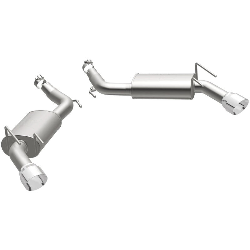MagnaFlow Street Series Axle Back 14-15 Chevy Camaro 6.2L V8 SS Polished Dual Split Rear Exit - 19185