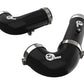 aFe BladeRunner Intercooler Hot & Cold Side Tubes Combo 20-21 GM Trucks 3.0L (td) - Black - 46-20454-B